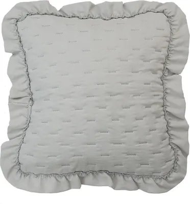 Immagine prodotto di MARKIZETA SAVONA Federa decorativa con volant, 40x40cm, colore 001 grigio SAVONA/POP/001/040040/1