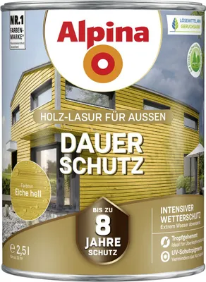 Produktbild von Alpina Dauer-Schutz 2,5 L eiche hell