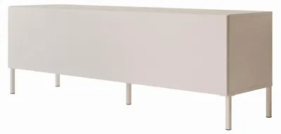 Obrázek produktu pro TV stolek COLGANTE, barva kašmír, šířka 150 cm, s LED osvětlením a nožičkami v barvě kašmíru