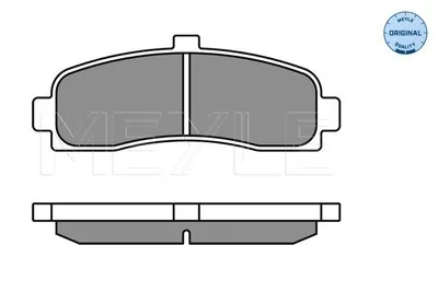 Produktbild von MEYLE 025 216 2615 Bremsbeläge Vorne für NISSAN MICRA II (K11)