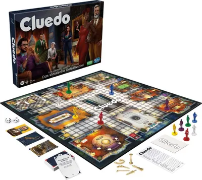 Produktbild von Hasbro Gaming Cluedo, Brettspiel, Detektiv, 8 Jahr(e), 45 min, Familienspiel