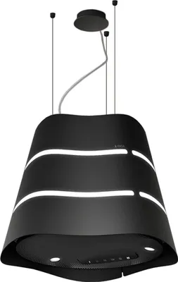 Produktbild von Elica Wave UX PRF0171193 Inselhaube 51 cm Schwarz Matt