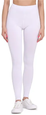 Produktbild von Bellivalini Damen Lange Leggings aus Viskose BLV50-147 (Weiß, S)