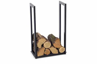 Produktbild von Magnus Brennholzregal R111 ; Maße (BxTxH): 50 cm x 25 cm x 80 cm ; Farbe: Schwarz