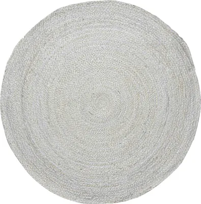 Zdjęcie produktu dla Ethno Boho Deko Jute Teppich Abrila Rund 80cm Creme