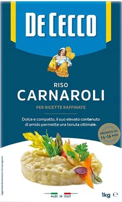 Obrázek produktu pro De Cecco Carnaroli italský rýže na risotto 1 kg