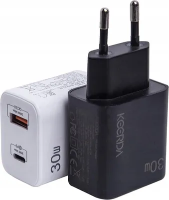 Immagine prodotto di Caricabatterie da rete Keerda USB-A USB-C QC PD 30W