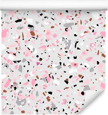 Obrázok produktu pre 10m VLIES WALLPAPER betónové kamene kamenná optika mozaikový vzor ornamenty XXL
