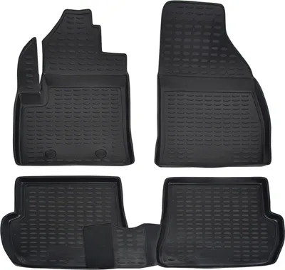 Obrázok produktu pre J&J Automotive | Gumové rohože so zvýšeným okrajom pre Ford Fiesta 2002-2008 4ks