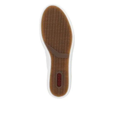Produktbild von Rieker Damen Sneaker Schnürschuh Blumen Stickerei MemoSoft L5901, Größe:41 EU, Farbe:Weiß