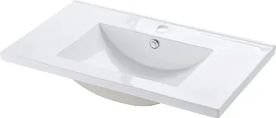 Productafbeelding van Keramische wastafel, wasbak, inzetbak, kom, witte wasbak, wastafels, badkamer