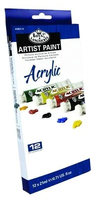 Immagine prodotto di Set colori acrilici Royal & Langnickel Artist Paint 12 × 21 ml