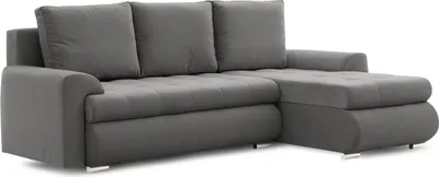 Produktbild von TOKIO VI PRO narożnik z funkcją spania! Narożnik z funkcją spania! Tkanina: KRONOS 15 LIGHT GREY (wzór 1) Prawa