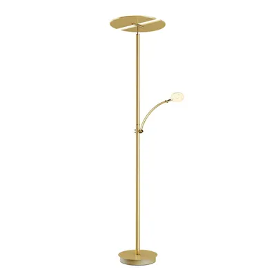 Produktbild von Lucande LED-Stehlampe Anniki, messing, verstellbar, dimmbar