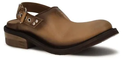 Produktbild von Miu Miu Mules aus Kalbsleder in Braun