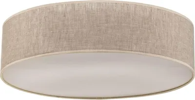Produktbild von Eko Light Deckenleuchte Leano Hängeleuchte Lampe Leuchte E27 Grau Rund Leinen140