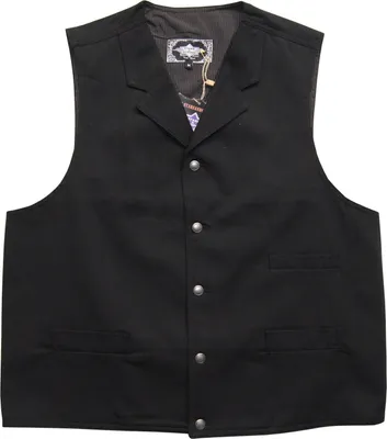 Produktbild von Herren Western Weste Cowboy Biker Old-Style »EARP« Schwarz