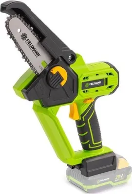 Produktbild von Akku Mini Kettensäge, 18 V, 127 mm Schnittlänge, 4,8 m/s Kettengeschwindigkeit, Kompatibel mit Fieldmann 20 V Akkus