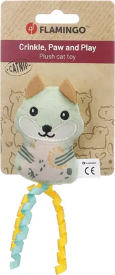 Produktbild von Flamingo Katzenspielzeug - Grali Fuchs Grün - Grün - 5,3 x 2,5 x 17 cm