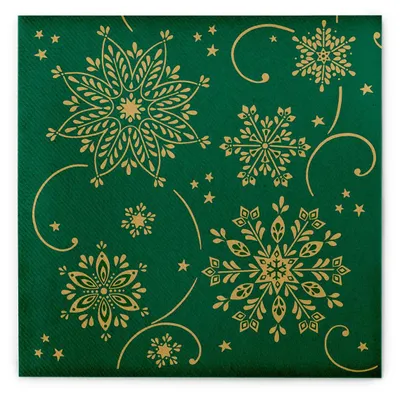 Immagine prodotto di Tovagliolo Airlaid Cristal verde, 40 x 40 cm, 50 pezzi - Mank