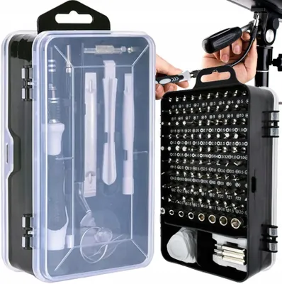 Produktbild von Zestaw śrubokrętów 118w1 precyzyjnych wkrętaki torx śrubokręty precyzyjne