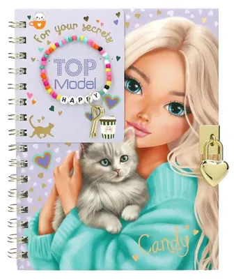 Produktbild von TopModel TOPModel Tagebuch mit Schloss und Armband