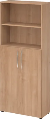 Produktbild von bümö basic Regalschrank - 5 Ordnerhöhen - Nachbildung: Nussbaum