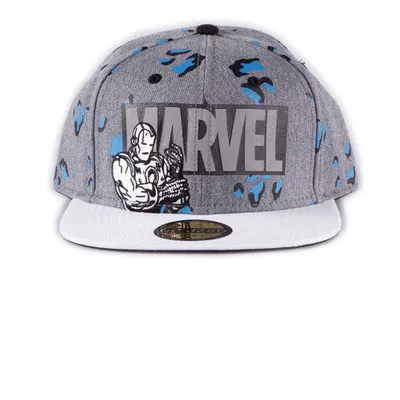 Produktbild von Difuzed - Baseball Cap - Marvel True Power (grau) Cappy Mütze Avengers Ironman