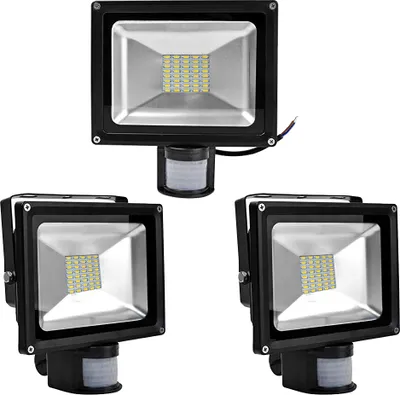 Produktbild von Greenmigo 3pcs 30W LED Strahler mit Bewegungsmelder Warmweiß