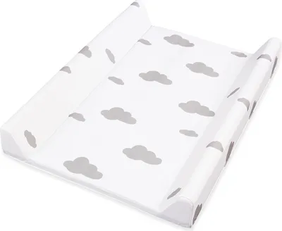 Image de Matelas à langer, film, dessin 'Wölkchen', gris