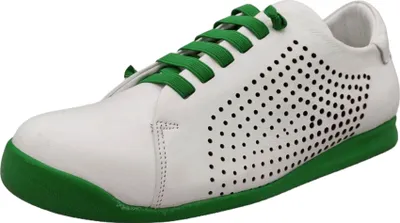 Produktbild von Cosmos Comfort 6288-301-1 Damen Sneaker Weiß/Grün Leder Gr.38