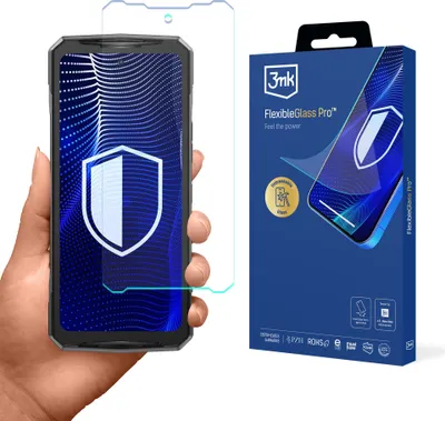 Produktbild von 3mk Display Hybridglas FlexibleGlass Pro für Doogee V40 Pro 0,3mm
