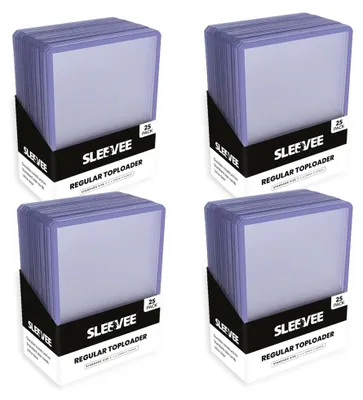 Produktbild von SLEEVEE® Regular Toploader 3" x 4" - Premium Schutzhüllen für TCG Sammel- & Sportkarten (100)