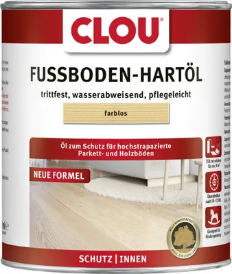 Produktbild von Clou Fußboden Hartöl 750 ml farblos