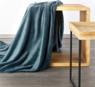 Produktbild von Decke D91 Cindy5 220x200 cm Marineblau