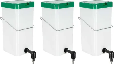 Image de KIK KX2983 Abreuvoir pour lapins et rongeurs, 1l, set de 3
