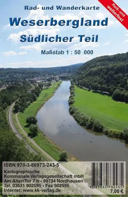 Image de Weserbergland, partie sud 1:50 000