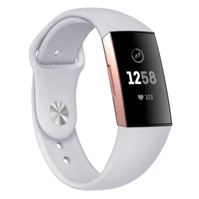 Obrázok produktu pre Fitbit Charge 3 / 4 Silicone (Large) remienok, Gray