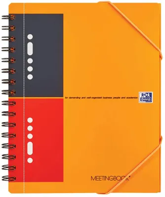 Produktbild von Oxford International Collegeblock "MEETINGBOOK" liniert DIN A5+ 50 Blatt