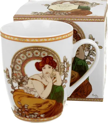 Produktbild von DUO ART GALLERY Klassischer Becher 360 ml TOPAZ New Bone China Porzellan