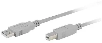 Produktbild von Kabel VIVanco™USB 2.0 A-B 5 m GRAU 22228