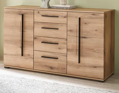 Produktbild von Sideboard "Design-D" in Evoke Eiche Kommode 150 cm, mit Soft-Close