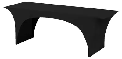 Produktbild von Hussen Bierzeltgarnitur | Tischbreite 50/70 cm Biertischhusse 70 cm Schwarz