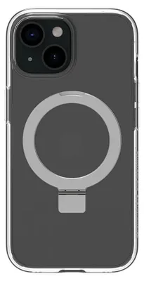 Productafbeelding van dbramante1928 Iceland Ultra - Achterkantbescherming voor mobiele telefoon - met standaard - MagSafe-compatibel - D3O, kunststof - transparant - voor Apple iPhone 13, 14, 15, 16e