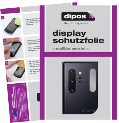 Produktbild von 6x Schutzfolie für Samsung Galaxy Note 10 PLUS Kameralinse klar Displayschutzfolie Folie Display Schutz dipos