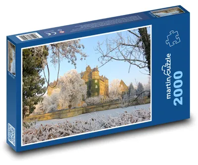 Obrázok produktu pre martinpuzzle - Puzzle 2000 - Hrad - zamrznutá rieka