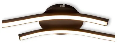 Produktbild von Näve LED Deckenleuchte ONDA 12,1W Warmweiss schwarz 1383122