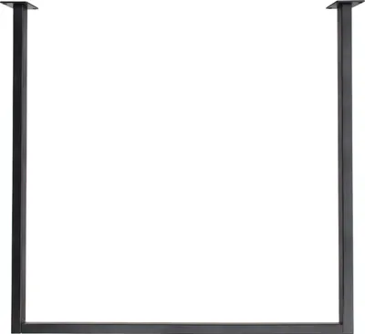 Produktbild von Natural Goods Berlin Kleiderstange RECHTECK, Einfache Deckenmontage, Garderobenstange Industrial Style, Kleiderstangen aus Metall, DIY-Garderoben-System, Deckengarderobe, Schwarz, B90 x T90cm