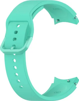 Zdjęcie produktu dla Sportowy pasek wymienny do Samsung Galaxy Watch 4 i 5 - 20 mm silikonowy pasek z polaru, Kolor: turkusowy, Długość: duży