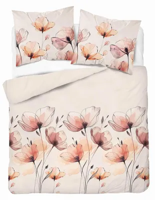 Produktbild von Detexpol Bettwäsche 160x200 cm Blumen Satin Baumwolle
